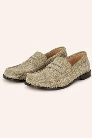 Loewe Penny Loafers Campo gruen