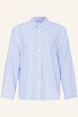 INWEAR Koszula Rimoneiw Z Dodatkiem Lnu blau