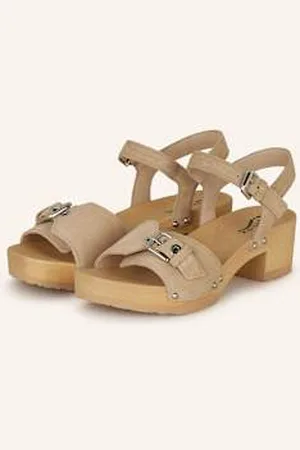Softclox Sandały Na Platformie Pepita beige