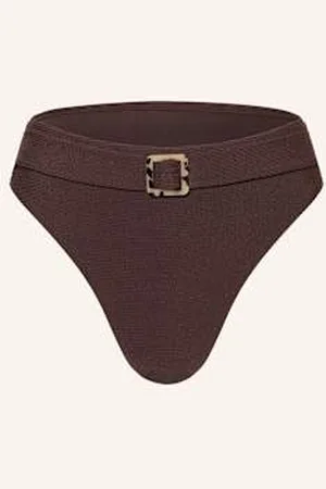 Cyell Dół Od Bikini Z Wysokim Stanem Wavy Brown braun