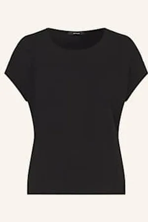 Opus T-Shirt Sesonne Z Mieszanki Materiałów schwarz