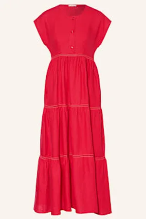 lilienfels Sukienka Z Lnu rot