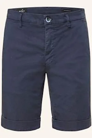 Masons Szorty Chinosy Torino blau