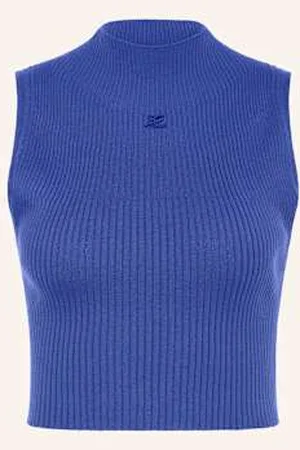 Courrèges Krótki Top blau