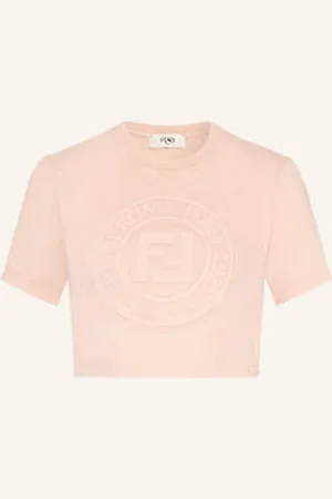 Fendi Krótka Koszulka pink