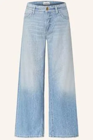 Cambio Jeansy Flare Palazzo blau
