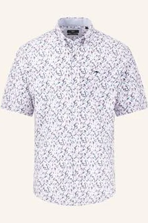 Fynch-Hatton Koszula Z Krótkim Rękawem Casual Fit rosa