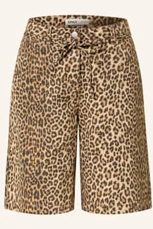 ONLY Bermudy Jeansowe braun