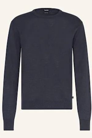 Digel Sweter Faros Z Dodatkiem Lnu blau