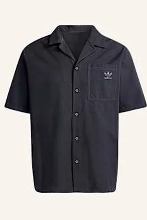 adidas Koszula Z Klapami Essentials Loose Fit schwarz