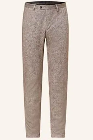 Digel Spodnie Garniturowe Anno Slim Fit braun