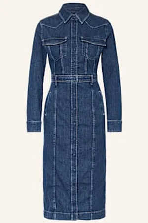 7 for all Mankind Sukienka Jeansowa blau