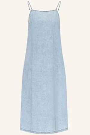 American Vintage Sukienka Jeansowa Paybou blau