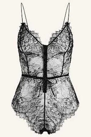 SKIMS Body Ultra Fine Lace schwarz