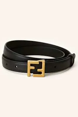 Fendi Pasek Skórzany schwarz