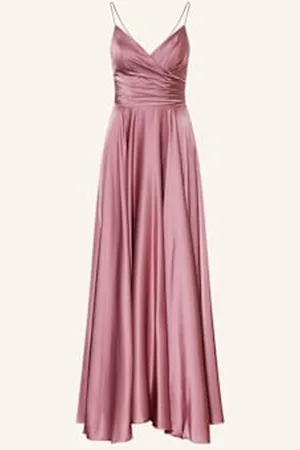hey kyla Sukienka Wieczorowa Z Satyny pink