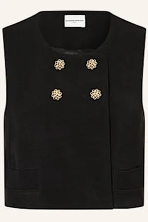 Claudie Pierlot Krótka Kamizelka Typu Blezer schwarz