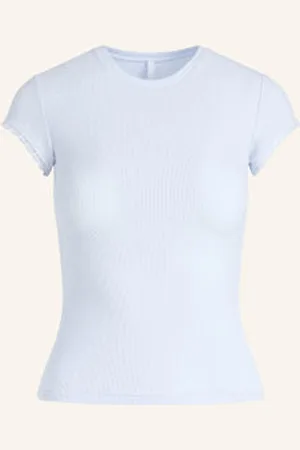 SKIMS Koszulka Rekreacyjna Soft Lounge Lace blau