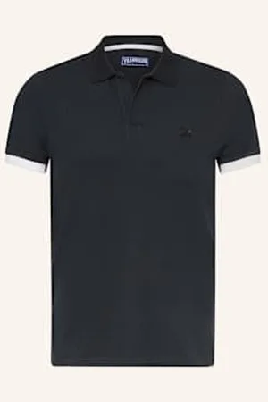 Vilebrequin Koszulka Polo Z Piki Palatin Regular Fit schwarz