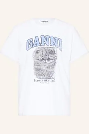 Ganni T-Shirt Margot weiss