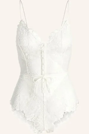 SKIMS Body Ultra Fine Lace weiss