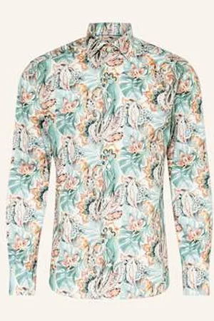 Eton Koszula Slim Fit gruen