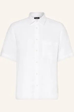 Marc O’ Polo Koszula Z Krótkim Rękawem Regular Fit Z Lnu weiss