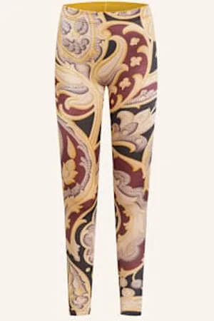 Wolford Legginsy Rajstopowe Paisley Baroque grau