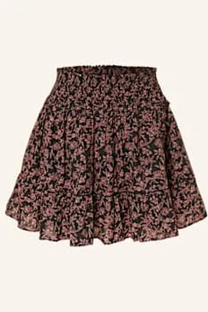 HUGO BOSS Spódnica Vantia Z Falbankami schwarz