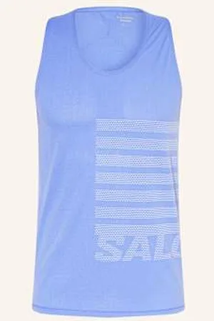 Salomon Top Do Biegania Sense Aero Graphic blau