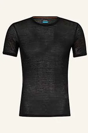 Icebreaker T-Shirt Merinomix 75 Cool-Lite™ schwarz