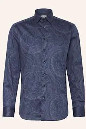 Etro Koszula Regular Fit blau