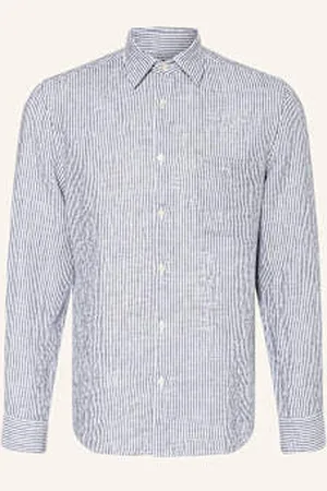 Marc O’ Polo Koszula Z Lnu Regular Fit blau