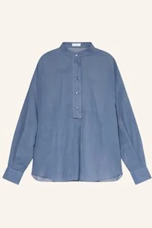 Brunello Cucinelli Bluzka blau