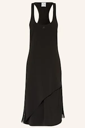 Courrèges Sukienka Infinity Z Plisami schwarz