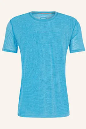 Icebreaker T-Shirt Merinomix 75 Cool-Lite™ blau