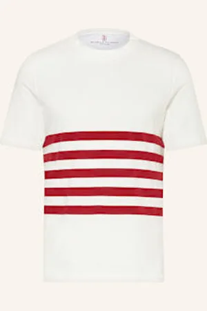 Brunello Cucinelli T-Shirt weiss