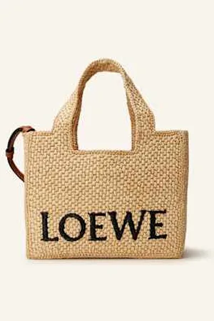 Loewe Torba Shopper Font Tote Small beige