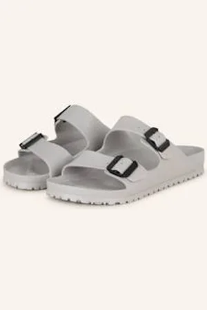 Birkenstock Klapki Arizona Stealth Buckle Eva grau
