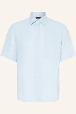 Marc O’ Polo Koszula Z Krótkim Rękawem Regular Fit Z Lnu blau