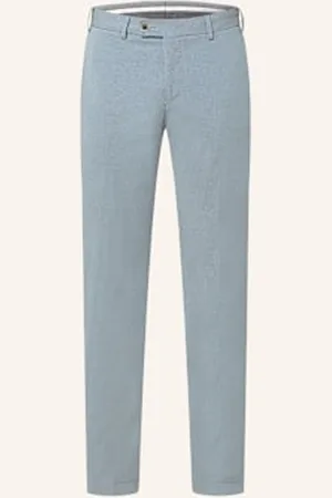 Hiltl Chinosy Slim Fit Z Lnu blau