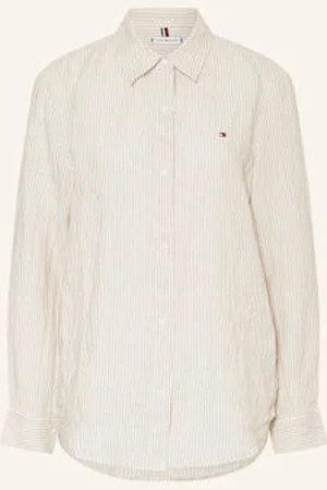 Tommy Hilfiger Koszula Z Lnu beige