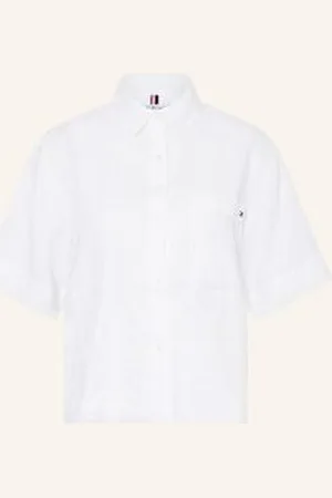 Tommy Hilfiger Koszula Z Lnu weiss