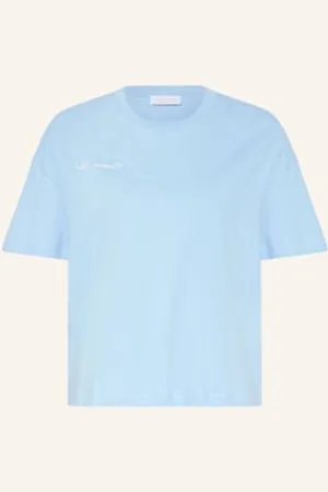 Rich & Royal T-Shirt Z Obszyciem Ozdobnymi Kamykami blau