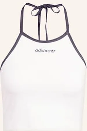 adidas Top Z Wiązaniem Na Szyi Towel Z Materiału Frottee weiss