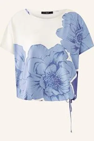 Oui T-Shirt blau