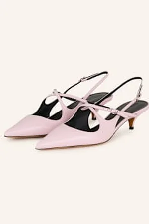 Proenza Schouler Czółenka Z Odkrytą Piętą Slash rosa
