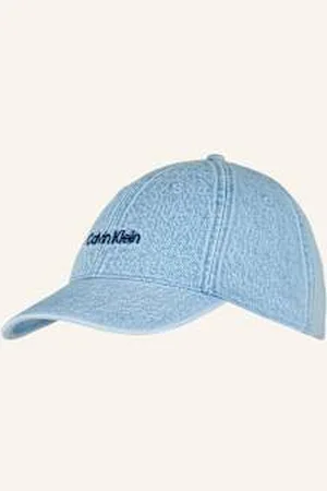 Calvin Klein Jeansowa Czapka Z Daszkiem blau
