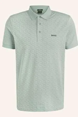 HUGO BOSS Koszulka Polo Z Dżerseju Paddy Regular Fit gruen