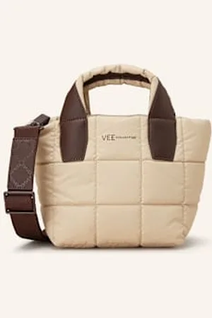 VeeCollective Torba Na Ramię Porter Mini Tote Z Saszetką beige